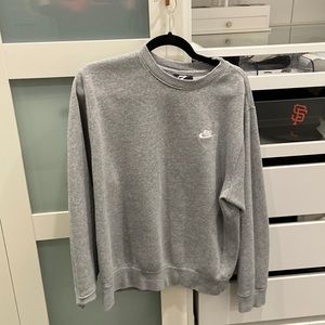 nike grey crewneck size M men